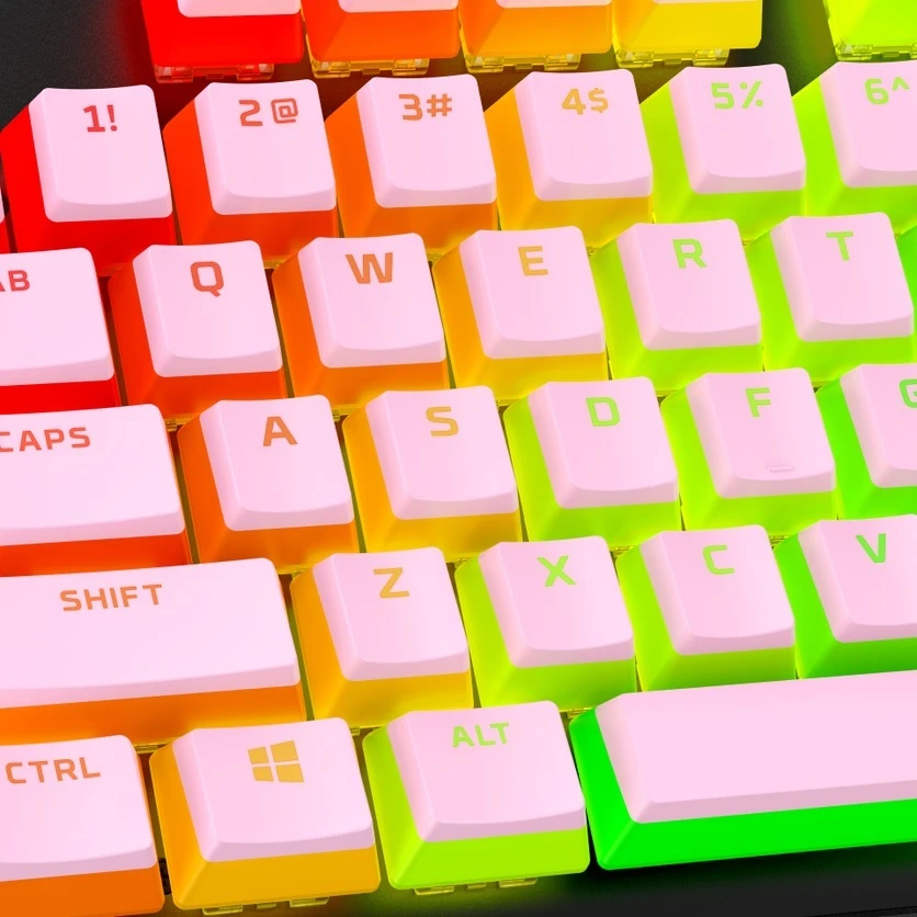 HyperX Pudding Keycaps Full Key Set (Pink) 3 HyperX Pudding Keycaps Full Key Set (Pink) - Image 3