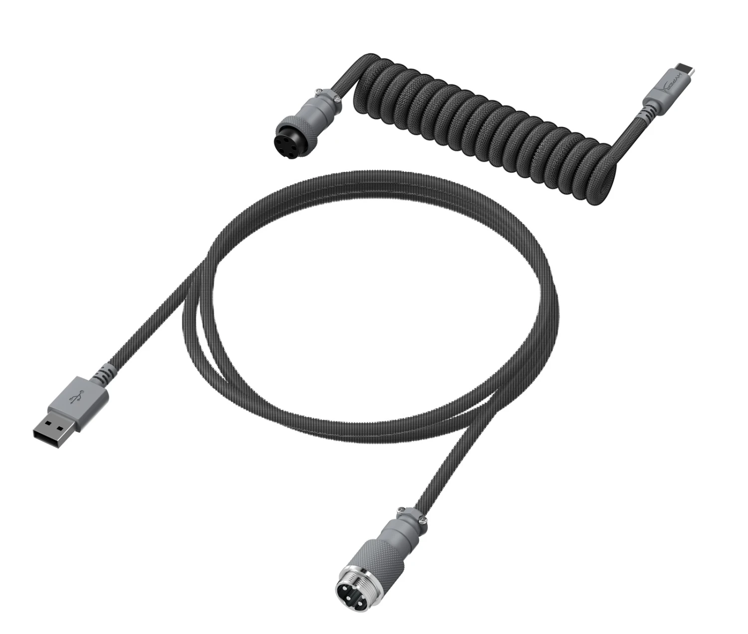 HyperX Coiled Cable (Grey) 4 HyperX Coiled Cable (Grey) - Image 4