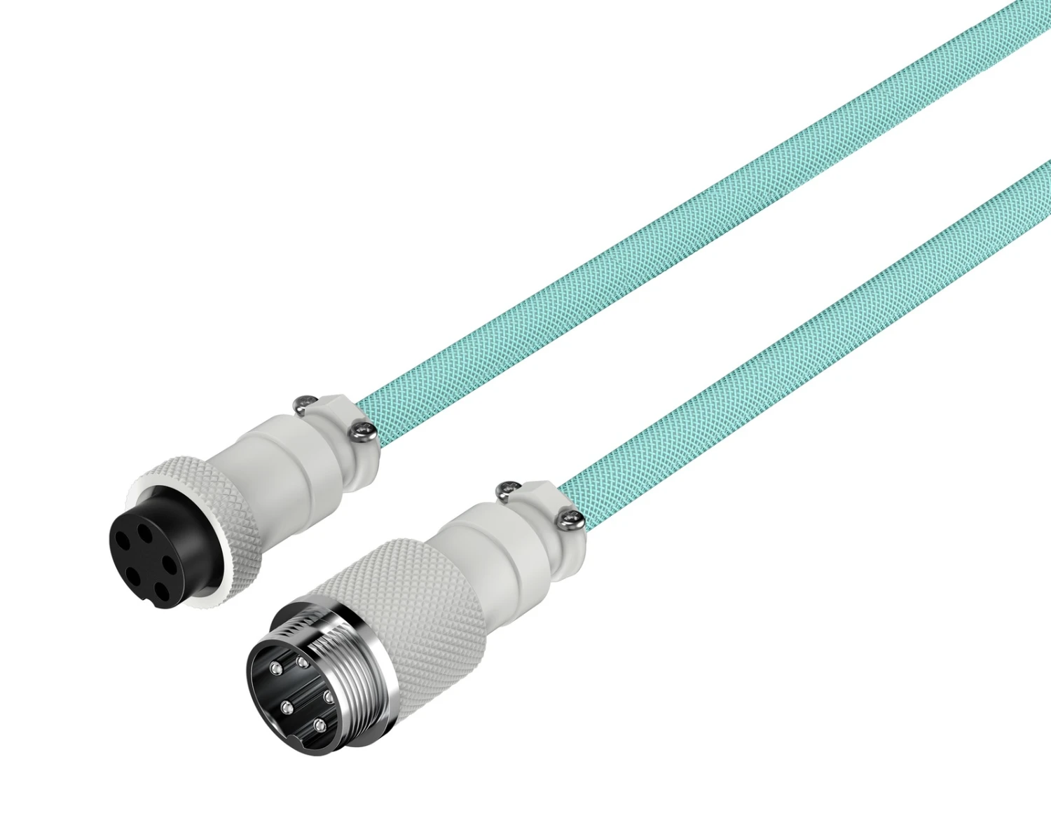 HyperX Coiled Cable (Light Green & White) 3 HyperX Coiled Cable (Light Green & White) - Image 3