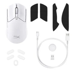 HyperX Pulsefire Haste 2 Wireless Gaming Mouse (White) -HyperX Gamer Deals Store 280971985