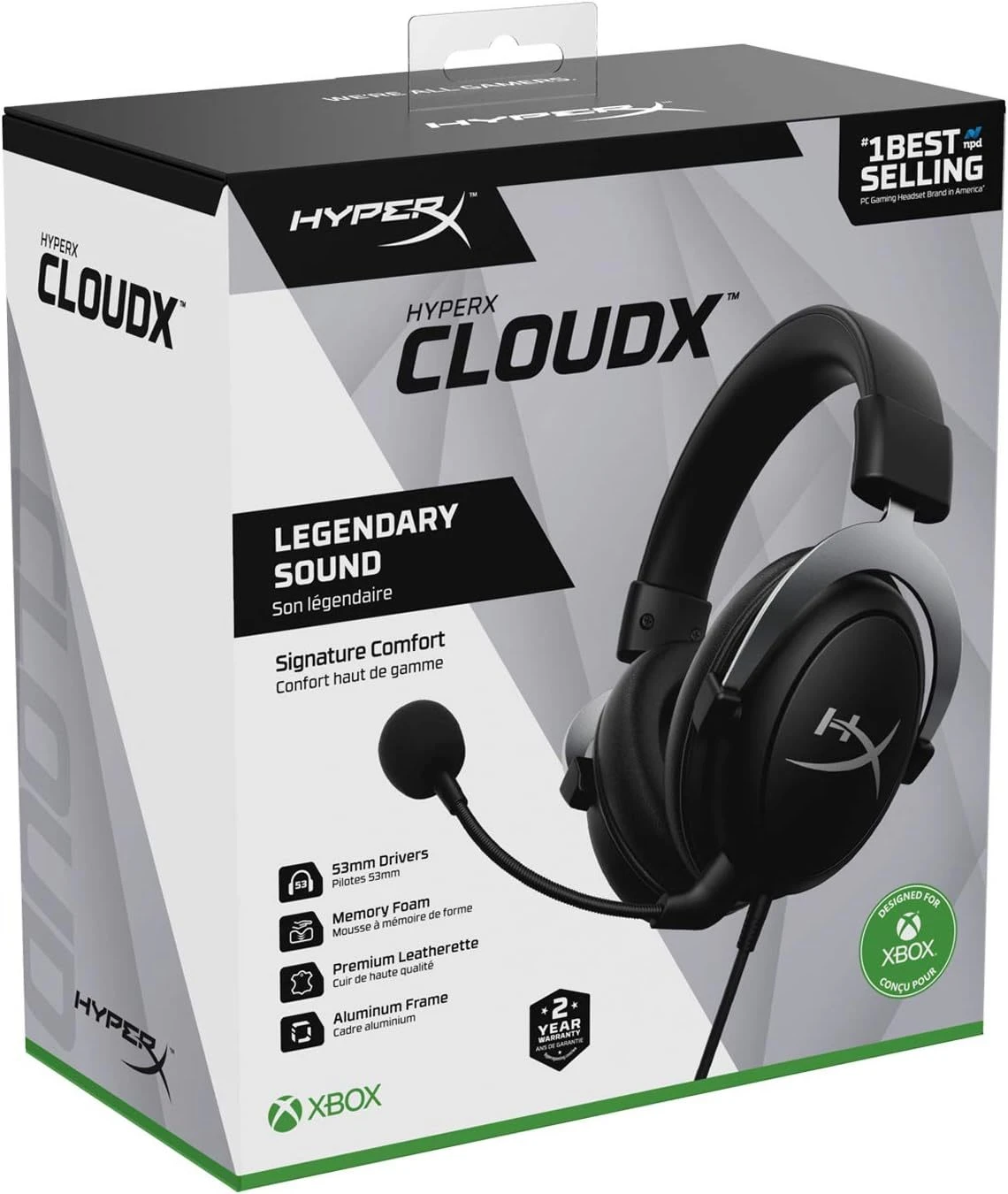 HyperX CloudX Gaming Headset 2 HyperX CloudX Gaming Headset - Image 2