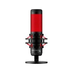 HyperX QuadCast Electret Condenser Microphone - Black, Red