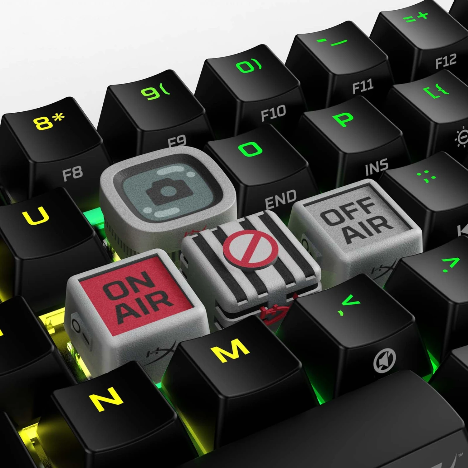 HX3D Keycaps - Streaming Hot Keys 1 HX3D Keycaps - Streaming Hot Keys