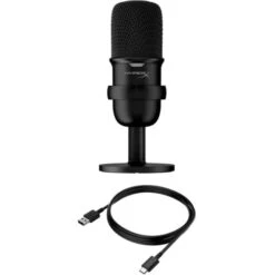 HyperX SoloCast Wired Condenser Microphone - Black -HyperX Gamer Deals Store d55b90a889208018619623dd8a5644f422