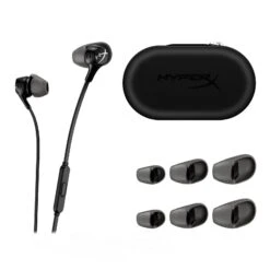 HyperX Cloud Earbuds II 18 HyperX Cloud Earbuds II -HyperX Gamer Deals Store hyperx cloud earbuds ii black 5 accessories