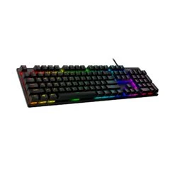 HyperX Full Key Set Keycaps - PBT -HyperX Gamer Deals Store hyperx pbt keycaps black us 1 angled