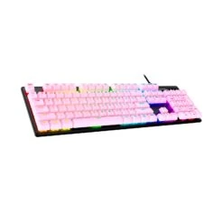 HyperX Full Key Set Keycaps - PBT -HyperX Gamer Deals Store hyperx pbt keycaps pink us 1 angled