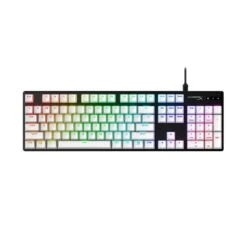HyperX Full Key Set Keycaps - PBT -HyperX Gamer Deals Store hyperx pbt keycaps white us 2 front