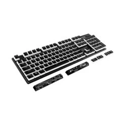 HyperX Pudding Keycaps 2 - Full Key Set - PBT -HyperX Gamer Deals Store hyperx pudding keycaps 2 black 7g8k1aa angle 4