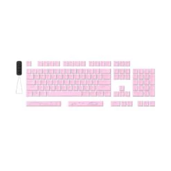 HyperX Pudding Keycaps 2 - Full Key Set - PBT -HyperX Gamer Deals Store hyperx pudding keycaps 2 pink 7g8k3aa angle 2