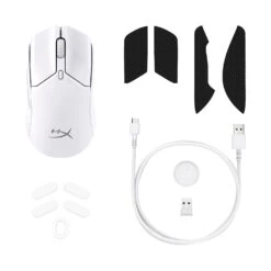 HyperX Pulsefire Haste 2 Mini - Wireless Gaming Mouse -HyperX Gamer Deals Store hyperx pulsefire haste 2 mini wireless white 7d389aa angle 8
