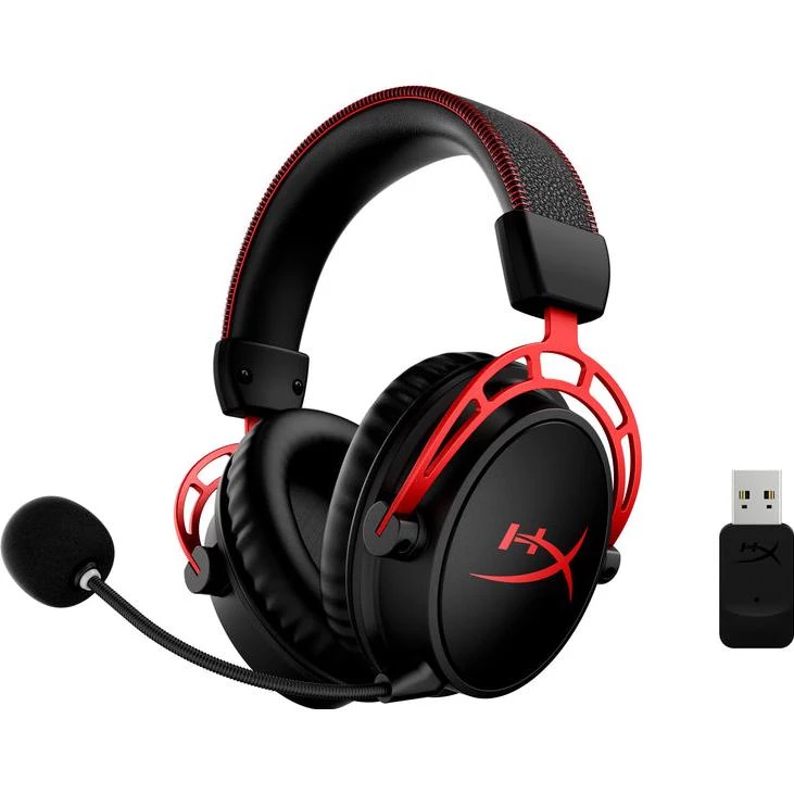 HyperX Cloud Alpha Wireless Gaming Headset Black/Red 6 HyperX Cloud Alpha Wireless Gaming Headset Black/Red - Image 6