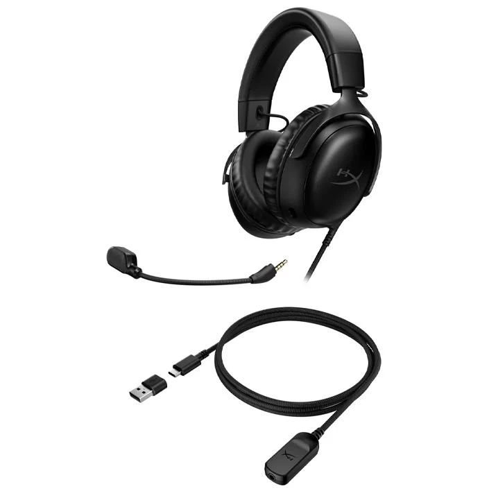 HyperX Cloud III Wired Gaming Headset - Black 4 HyperX Cloud III Wired Gaming Headset - Black - Image 4