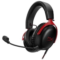 HyperX Cloud III Wired Gaming Headset - Black/Red
