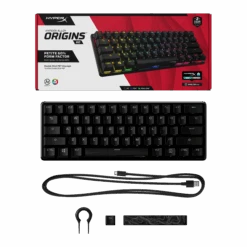 HyperX Alloy Origins 60 Mechanical Gaming Keyboard - HyperX Aqua Switch -HyperX Gamer Deals Store iit 300620 653037
