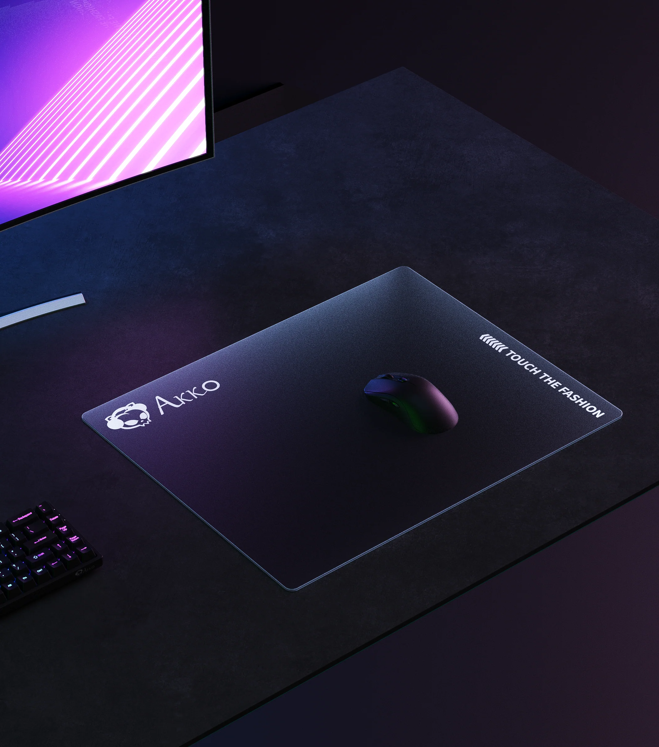 HyperX Gamer Deals Store -HyperX Gamer Deals Store AkkoTemperedGlassGamingMouseMat 0